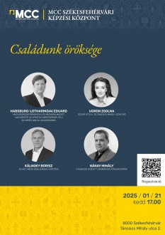 Családunk öröksége - érdekes beszélgetések a székesfehérvári MCC-ben